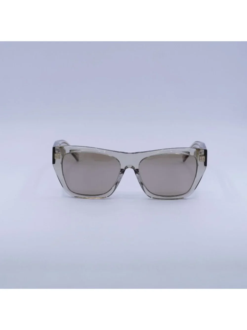 Givenchy GV40061U 45G Sunglasses Beige Square Frame, Brown Lenses